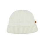 Dit mooie gebreide mutsje in de kleur Off White - gebroken wit - komt uit de All Collection van Frogs and Dogs. Het mutsje heeft een mooie omslagrand en is gemaakt van 100% katoen. Heerlijk voor de koude en natte dagen.
