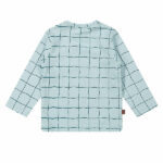 Dit stoer shirtje Checks met lange mouw in de kleur blauw met een geblokt motief komt uit de collectie Polar Adventure van Frogs and Dogs. De blokken zijn in geprint in de kleur donkerblauw. Op de linker voorzijde zit een borstzakje.