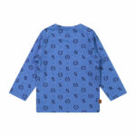 Dit stoere shirt met lange mouw in de kleur blauw komt uit de collectie Handsome Academy van Frogs and Dogs. Het shirtje heeft een overall print in de kleur donkerblauw. Op de voorkant staat de tekst College.