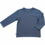 Mooie en zachte blauwe shirts met lange mouw uit de collectie Basics van Frogs and Dogs. De shirts zijn gemaakt van zacht katoen.