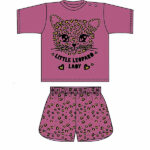Hier vind je de lieve shortama Little Leopard baby. Deze shortama komt uit de collectie van Fun2Wear. Deze shortama bestaat uit een shirt met korte mouwen en een korte broek. Op het shirtje staat de afbeelding van een luipaardenhoofdje met de tekst eronder Little Leopard Baby. Het korte broekje is voorzien van een overall luipaardenprint.