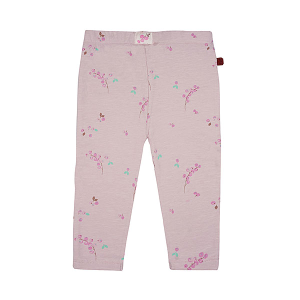 Deze mooie roze legging komt uit de Spring Summer Crush collectie van Frogs and Dogs. De legging is gemaakt van zachte stof en heeft een overal print van besjes. De legging heeft een elastische band met het logo erop gestikt van de lijn. De pijpjes zijn gezoomd.