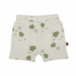 Het leuke broekje Turtle in de kleur Off White komt uit de Spring Sea Life collectie van Frogs and Dogs. Het broekje is gemaakt van fijne jersey stof en heeft een overall print van schildpadden en schelpen.