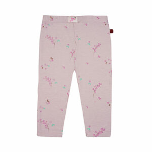 Deze mooie roze legging komt uit de Spring Summer Crush collectie van Frogs and Dogs. De legging is gemaakt van zachte stof en heeft een overal print van besjes. De legging heeft een elastische band met het logo erop gestikt van de lijn. De pijpjes zijn gezoomd. 