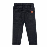 Deze stoere jeans in de kleur zwart komt uit de All Collections items. De jeans heeft aan de voorzijde 2 zakjes en op de kont. Het broekje heeft een elastische tailleband. Deze collectie is een collectie die niet seizoensgebonden is.