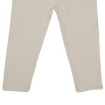 Zandkleurig babybroekje met donkerblauw strikje, gestikte zakjes en nette afwerking uit de Amour-collectie van Frogs and Dogs