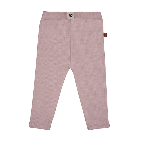 Frogs en Dogs heeft een leuke collectie van leggings gemaakt voor jouw kleine meid. Dit broekje is in de kleur roze en komt uit de Paloma collectie en is gemaakt van zachte materialen. Het roze broekje heeft aan de bovenkant een elastieken band met een sierstrikje in dezelfde kleur als het broekje. Op een van de pijpjes zit een logootje in de vorm van een vogeltje. De pijpjes zijn afgewerkt met een gezoomde rand.