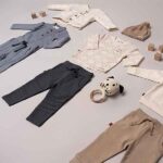 Frogs and Dogs baby & kinderjasje beige doorgestikt met zachte voering uit de Smile Club collectie