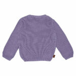 Deze stoere gebreide trui / sweater in de kleur paars komt uit de Smart Club collectie van Frogs and Dogs. Deze gebreide sweater is gemaakt in een ribmotief en heeft raglan mouwen. Op de schouder zitten knoopjes. Deze sweater is voorzien van gebreide boordjes.