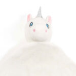 Aurora is een heerlijk knuffeldoekje en dit knuffeldoekje heeft een wat groter hoofd dan bij andere doekjes. Aurora is helemaal wit van kleur en heerlijk zacht.