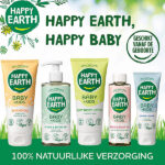Happy Earth Baby Kids shampoo in suikerriet tube 100 procent natuurlijk en zeepvrij