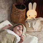 Aankleedkussenhoes Nijntje nougat van Jollein met subtiele Nijntje print en elastische randen