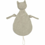 Dit leuke beige knuffeldoekje Fox komt uit de collectie van Jollein en kan de hele dag met jouw baby knuffelen. Het doekje is beige gebreid aan de voorzijde. Het buikje van het diertje is van extra zachte fleece en de achterkant is van fijne badstof gemaakt. Een erg hoog knuffelgehalte dus! Het doekjes bevestig je gemakkelijk aan het speentje door middel van het aangehechte lusje.  Het doekje heeft het hoofdje van een vosje.