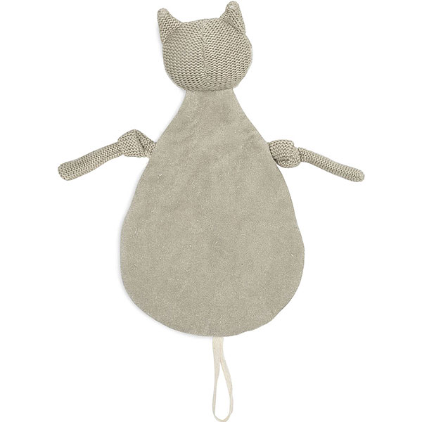 Dit leuke beige knuffeldoekje Fox komt uit de collectie van Jollein en kan de hele dag met jouw baby knuffelen. Het doekje is beige gebreid aan de voorzijde. Het buikje van het diertje is van extra zachte fleece en de achterkant is van fijne badstof gemaakt. Een erg hoog knuffelgehalte dus! Het doekjes bevestig je gemakkelijk aan het speentje door middel van het aangehechte lusje. Het doekje heeft het hoofdje van een vosje.