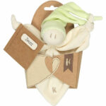 Little Zmooz Lime Green knuffeldoekje is een heerlijk knuffelvriendje dat speciaal is ontwikkeld voor kleintjes. Het doekje is gemaakt in de kleur crème en het mutje is in de kleur zachtgroen. Het mutjes heeft 2 puntjes die beide voorzien zijn van een knoopje. Ook de bovenkant van het doekje heeft aan weerszijde een knoopje.