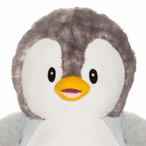 Pinguïn Bingle heeft een mooi wit en grijs lichaam met een knuffelzachte vacht. Hij heeft gele voeten en een gele snavel. Zijn kleine zwarte ogen zijn geborduurd.  Bingle is niet alleen leuk en lief om mee te spelen maar is ook een mooie aanwinst voor de kinderkamer.