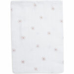 Dit leuke design Paisley & Halo komt uit de collectie van Jollein Leuke monddoekjes uit de collectie Paisley & Halo van Jollein. Deze set bestaat uit 2 washandjes gemaakt van GOTS hydrofiel katoen. Het witte washandje heeft een soort stippenprint en het roze washandje heeft bladerenprint.