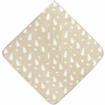 Kijk deze onweerstaanbaar schattige wikkeldeken in de kleur olijfgroen met Nijntje & Snuffy printje nou eens! Deze wikkeldeken komt uit de collectie van Jollein. De voorkant van de deken heeft een lijfgroene ondergrond met daarop in het crème de print van Nijntje en zijn vriendjes. De binnenzijde van de wikkeldeken is effen van kleur. Jouw kleintje kun je lekker inwikkelen in deze extra grote wikkeldeken zodat hij comfortabel en warm mee op pad kan.