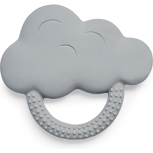 Op deze mooie bijtring Cloud in de kleur grijs van Jollein kan je kleintje heerlijk sabbelen en bijten. De bijtring is gemaakt van 100% natuurlijke rubber en bevat geen schadelijke stoffen. Bij doorkomende tandjes kan het extra fijn zijn om de bijtring voor gebruik in de koelkast te leggen (nóóit in de vriezer). De koude bijtring verdooft het vervelende gevoel op het tandvlees een beetje.