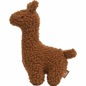 Met deze schattige Lama Caramel uit de collectie van Jollein heb jij een mooie knuffel voor jouw kleintje. De lama is gemaakt van zachte teddystof. Jouw kindje vindt ongetwijfeld troost en knuffelplezier bij deze knuffel. Dat hij al knuffelend met de lama de babyproblemen voelt verdwijnen en denkt: “la-ma zitten”.