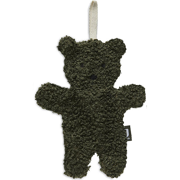 Het Teddy Bear Leaf Green speendoekje komt uit de collectie van Jollein en is gemaakt van stof met 'krulletjes'. Maak dit  speendoekje vast aan de speen van je baby en de speen is vindbaar! Hiermee is zoeken naar een speen in de box, het bed of de kinderwagen verleden tijd. Geen nachtelijke escapades meer met lichten aan, jij en je baby klaarwakker en het zoeken naar dat kleine speentje.