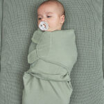 inbakerdoek forest green baby 0 tot 3 maanden unisex
