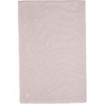 Jollein pale pink gebreid ledikantdekentje met fleece voering