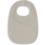 3-pack slabbetjes in Wild Rose, Nougat en Biscuit van badstof met waterdichte voering en klittenbandsluiting