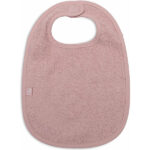 3-pack slabbetjes in Wild Rose, Nougat en Biscuit van badstof met waterdichte voering en klittenbandsluiting