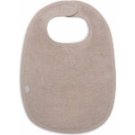 3-pack slabbetjes in Wild Rose, Nougat en Biscuit van badstof met waterdichte voering en klittenbandsluiting