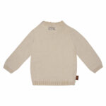 Dit mooie gebreide overslagshirtje met lange mouw is in de kleur beige en komt uit de collectie Simply Nice Girl van Frogs and Dogs. Het shirtje heeft een mooie overslag. De overslag heeft een gebreid rufflerandje. De boordjes zijn gebreid.