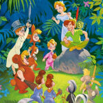 Wat is nou niet leuker dan puzzelen? Met een leuke puzzel met een geweldig eindresultaat? Dan zijn deze twee Disney legpuzzels iets voor jou. De set bestaat uit twee verschillende puzzels. Eentje met een prachtige afbeelding van Peter Pan en zijn vriendjes en eentje van Jungle Book waar in wordt gefeest en gedanst. Iedere puzzel bestaat uit twintig puzzelstukjes.
