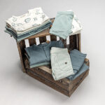 Babyshirt lange mouw met dino-print in gebroken wit uit de NiceTeam collectie van Frogs and Dogs