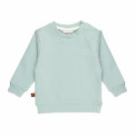 Deze stoere zachtgroene sweater uit de Nice Team-collectie van Frogs and Dogs is perfect voor jouw kleintje. Op de voorzijde zit een klein geborduurd dinootje. De sweater is gemaakt van zacht en warm materiaal, ideaal voor koudere dagen. Tot en met maat 86 heeft de sweater drukknoopjes op de linkerschouder, zodat het aan- en uittrekken makkelijk gaat.