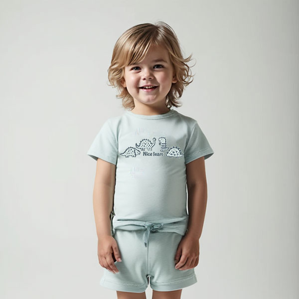 Dit t-shirt met korte mouw is perfect voor kleine dinoliefhebbers! Op de voorzijde staan 4 stoere dino’s bedrukt, wat het shirt een speelse en vrolijke uitstraling geeft. Gemaakt van zacht en ademend katoen, ideaal voor de gevoelige huid en comfortabel voor dagelijks gebruik.