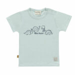 Dit baby t-shirt met korte mouw is perfect voor kleine dinoliefhebbers! Op de voorzijde staan 4 stoere dino’s bedrukt, wat het shirt een speelse en vrolijke uitstraling geeft. Gemaakt van zacht en ademend katoen, ideaal voor de gevoelige babyhuid en comfortabel voor dagelijks gebruik.