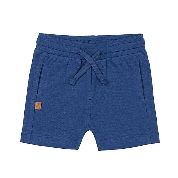 Dit stoere blauwe korte broekje met een geborduurde knipogende smiley op de kont komt uit de Happy with You collectie van Frogs and Dogs. Gemaakt van zacht en luchtig materiaal voor extra comfort. Perfect voor zomerse dagen en dagelijks gebruik. Het broekje heeft 2 steekzakjes. Dankzij de elastische tailleband met koord zit het broekje comfortabel en blijft hij goed op zijn plek.