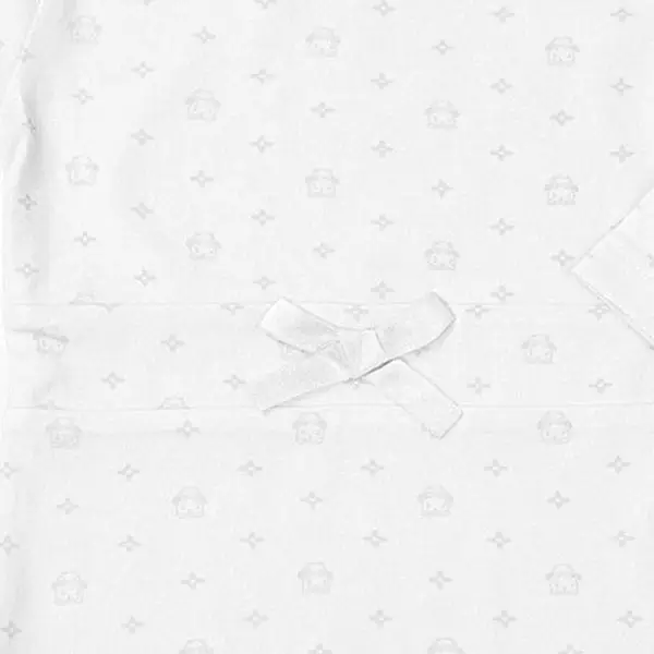 Frogs and Dogs heeft leuke en schattige jurkjes gemaakt. Dit witte jurkje met een subtiele print komt uit de Friends Forever collectie van Frogs and Dogs. Een lieve lijn met kleding die speciaal gemaakt is voor de allerkleinste. Deze kledinglijn voor pasgeboren baby’s en is lief & zoet. Het jurkje is gemaakt van zacht katoen en heeft op beide schouders een drukkertje om het makkelijker aan te trekken. Het jurkje heeft een ingenaaide band in het midden met voorop een strikje. De boordjes van de mouwen zijn gezoomd net zo als de onderkant van het jurkje.