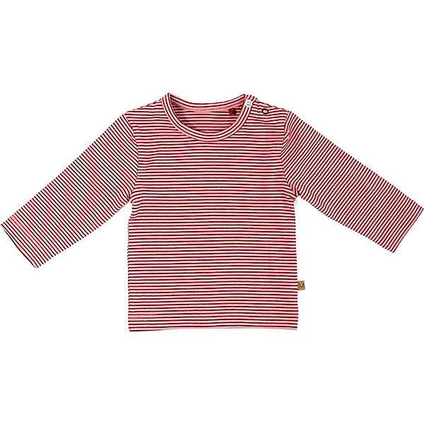 Dit licht roze met bordeaux streepjes baby t-shirt met lange mouwen en een ronde hals, is gemaakt van een comfortabele zachte rekbare katoen-lycra kwaliteit. De drukknoopjes op de schouder en de rek in de stof maakt dat de longsleeve gemakkelijk aan- en uit te trekken. De minimalistische en strakke lijnen in het ontwerp van het baby t-shirt met lange mouw en de eigenzinnige details, zijn zeer kenmerkend voor de collectie van Mijs X Merlijn. Door de prachtige kleuren combinatie in de streepjes van het shirt kan het mooi gecombineerd worden met de broekjes en vestjes van Mijs X Merlijn. 