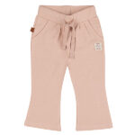 Dit schattige broekje, ook wel flared pants, in de kleur Rose Smoke komt uit de Summer Flowers-collectie van Frogs and Dogs. Het broekje heeft lange, uitlopende pijpen, wat zorgt voor een trendy en speelse uitstraling.