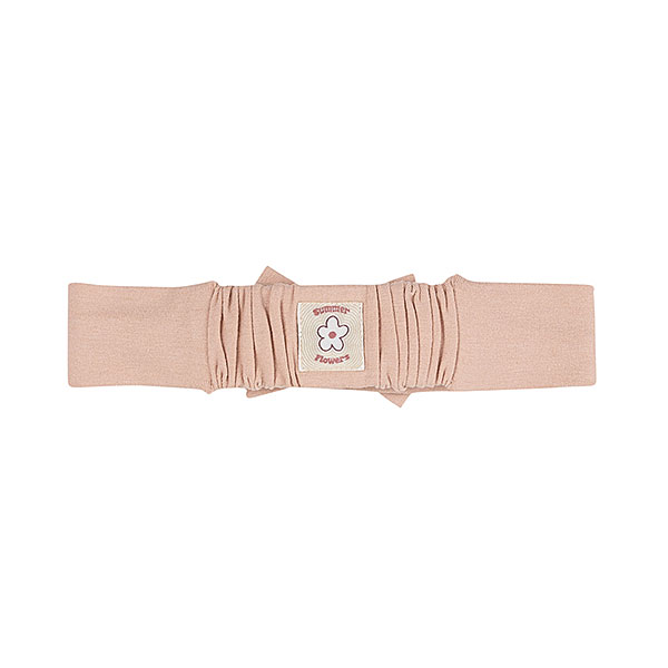 Dit schattige baby haarbandje in de zachte kleur Rose Smoke is een stijlvol accessoire uit de Summer Flowers collectie van Frogs and Dogs. Het baby haarbandje is gemaakt van heerlijk zacht katoen en heeft een effen kleur, wat het geheel een frisse, zomerse uitstraling geeft. Perfect om de outfit van jouw kleine meisje compleet te maken!