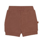 Deze schattige roodbruine - Burlwood- korte broek uit de Love Garden-collectie van Frogs and Dogs is een echte must-have. Gemaakt van zachte stof en uitgevoerd in een effen kleur, combineert dit broekje stijl en comfort moeiteloos.