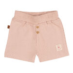 Deze schattige roze korte broek of short uit de Love Garden collectie van Frogs and Dogs is een must-have voor elke garderobe. Gemaakt van zachte ribstof en uitgevoerd in een effen kleur, biedt dit korte broekje zowel stijl als comfort.