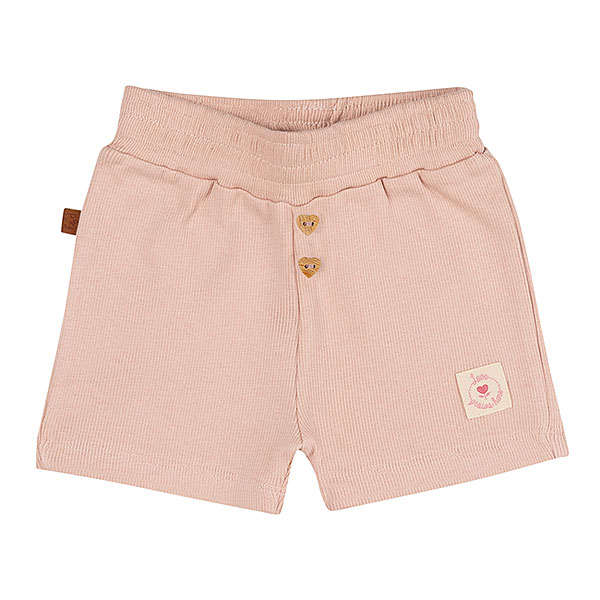 Deze schattige roze korte broek of short uit de Love Garden collectie van Frogs and Dogs is een must-have voor elke garderobe. Gemaakt van zachte ribstof en uitgevoerd in een effen kleur, biedt dit korte broekje zowel stijl als comfort.