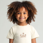 Dit lieve t-shirtje in de zachte tint Sheer Pink komt uit de Love Garden collectie van Frogs and Dogs. De kleur Sheer Pink is een subtiele beige tint met een vleugje roze. Op de voorzijde van het shirtje staat de tekst "Love Grown Here", met drie schattige bloemetjes. Tot en met maat 86 zitten er op de linkerschouder drukknoopjes, zodat het shirtje voor de kleintjes makkelijker aan- en uitgetrokken kan worden. De mouwtjes en onderkant zijn netjes omgezoomd, wat zorgt voor een mooie afwerking.