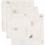 Dit leuke design Jungle Jambo komt uit de collectie van Jollein. Deze hydrofiele monddoekjes in het Jungle Jambo thema zijn onwijs schattig en perfect om snoetjes schoon en fris te houden. De leuke print met cheetah's, zebra's en girafjes in vrolijke kleurtjes maken deze monddoekjes helemaal leuk. Met een 3-pack als deze, grijp je nooit mis! Hydrofiele monddoekjes onderscheiden zich van andere monddoekjes omdat ze goed zijn in het vasthouden van vocht en ook zacht blijven wanneer ze vochtig zijn.