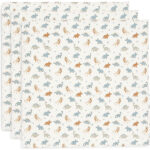 Deze heerlijke multidoeken Roarsome komen uit de collectie van Jollein. De doeken hebben een ecru kleur met een vrolijke print van verschillende dino’s in diverse kleuren. Met een afmeting van 70 x 70 cm zijn deze hydrofiele doeken multifunctioneel en onmisbaar in de babyuitzet.