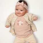 Baby T-shirt Bloom roze met bloemenprint – Frogs and Dogs