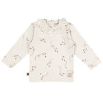 T-shirt lange mouw Flo - Summer Flowers - White Alyssum - Gebroken wit - Frogs and Dogs