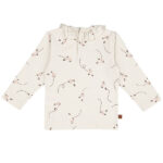 T-shirt lange mouw Flo - Summer Flowers - White Alyssum - Gebroken wit - Frogs and Dogs